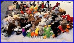 Large Vintage TY Beanie Baby Lot 65 Pcs w Tags Rare Errors Retired Plush NWT NEW