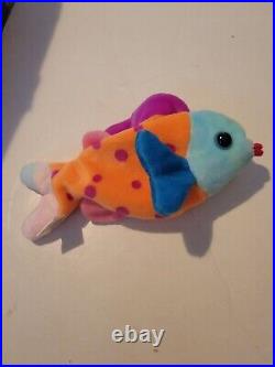 Lips The Fish Ty Beanie Baby Rare Look Retired With Errors Vtg Lips The Fish Ty Beanie Baby Rare Look Retired With Errors Vtg