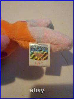 Lips The Fish Ty Beanie Baby Rare Look Retired With Errors Vtg Lips The Fish Ty Beanie Baby Rare Look Retired With Errors Vtg
