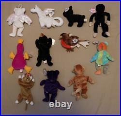 Lot #2 of 11 RARE Ty Beanie Babies All Retired withHang & Butt Tags & Protectors Lot #2 of 11 RARE Ty Beanie Babies All Retired withHang & Butt Tags & Protectors