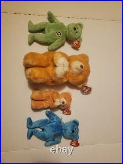 Lot Of 11 Rare Retired Ty Beanie Babies Collection Some Mint With Tags & errors Lot Of 11 Rare Retired Ty Beanie Babies Collection Some Mint With Tags & errors