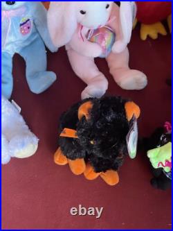 Lot Of 12 Rare Beanie Babies With Tags