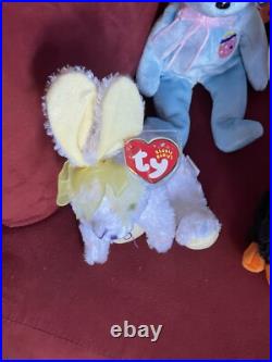 Lot Of 12 Rare Beanie Babies With Tags