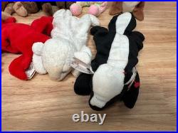Lot of (10) Ty Beanie Babies Rare with Original Tags Good Condition