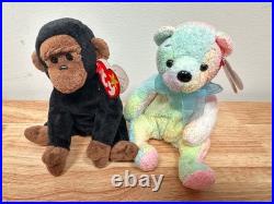 Lot of (10) Ty Beanie Babies Rare with Original Tags Good Condition