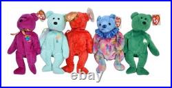 Lot of 25 Assorted Plush Ty Beanie Babies Rare Bear with Tag Protectors New