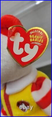 Lot of 3 Rare & HTF TY Beanie Babies CLOWNS MWMT'S