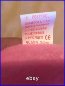 Lot of 3 Ultra Rare TY Beanie Babies. Stretch, Pinky, Twigs. Fantastic Trio