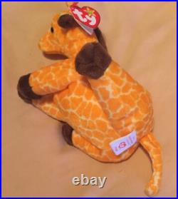 Lot of 3 Ultra Rare TY Beanie Babies. Stretch, Pinky, Twigs. Fantastic Trio