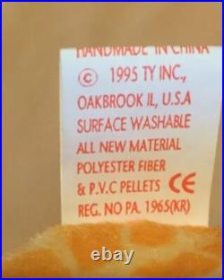 Lot of 3 Ultra Rare TY Beanie Babies. Stretch, Pinky, Twigs. Fantastic Trio