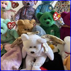 Lot of 36 Vintage Retired Rare TY Beanie Babies W Tags Collection Collectible