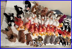 Lot of 46 TY Rare Retired Beanie Babies