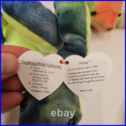 Lot of 7 EXTREMELY RARE Beanie Babies TY Official 90's