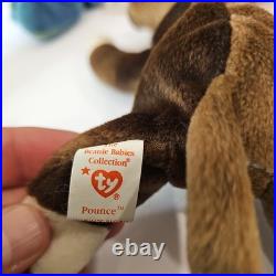 Lot of 7 EXTREMELY RARE Beanie Babies TY Official 90's