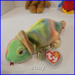 Lot of 7 EXTREMELY RARE Beanie Babies TY Official 90's