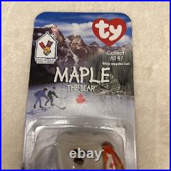 MAPLE THE BEAR RARE ERRORS 1993 OAKBROOK 1996 McDONALDS TY BEANIE BABY NIP MAPLE THE BEAR RARE ERRORS 1993 OAKBROOK 1996 McDONALDS TY BEANIE BABY NIP