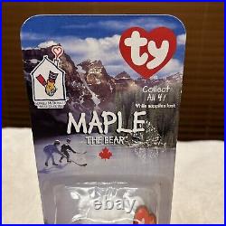 MAPLE THE BEAR RARE ERRORS 1993 OAKBROOK 1996 McDONALDS TY BEANIE BABY NIP MAPLE THE BEAR RARE ERRORS 1993 OAKBROOK 1996 McDONALDS TY BEANIE BABY NIP