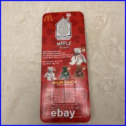 MAPLE THE BEAR RARE ERRORS 1993 OAKBROOK 1996 McDONALDS TY BEANIE BABY NIP MAPLE THE BEAR RARE ERRORS 1993 OAKBROOK 1996 McDONALDS TY BEANIE BABY NIP