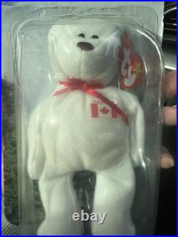 MAPLE The Bear 1999 McDonald's TY BEANIE BABY With Rare Errors 1993 Oakbrook