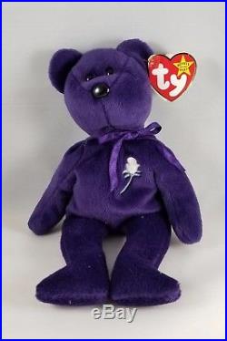 MINT PRINCESS DIANA BEAR Retired Ty Beanie Baby VERY RARE! 1997 MINT Collectible