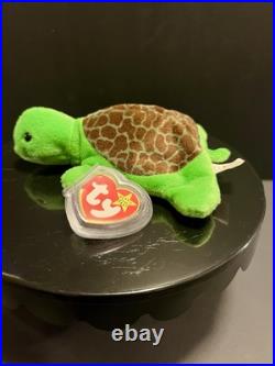 MINT RARE Ty Original Beanie Baby Speedy The Turtle Style Number With Tag Errors