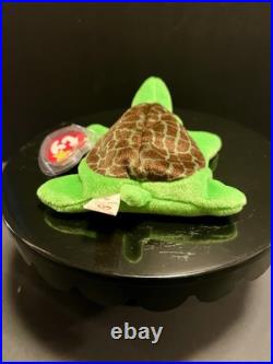 MINT RARE Ty Original Beanie Baby Speedy The Turtle Style Number With Tag Errors