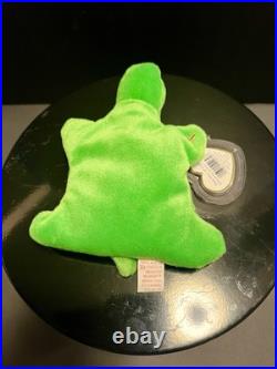 MINT RARE Ty Original Beanie Baby Speedy The Turtle Style Number With Tag Errors