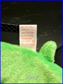 MINT RARE Ty Original Beanie Baby Speedy The Turtle Style Number With Tag Errors