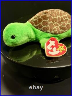 MINT RARE Ty Original Beanie Baby Speedy The Turtle Style Number With Tag Errors