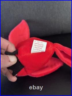 MINT! TY BEANIE BABY Mac The Cardinal Rare 1998 Retired With ERRORS