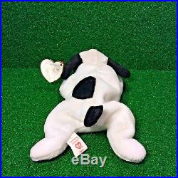 MWNMT Ty Beanie Baby Spot The Dog Rare 1993 Original 9 PVC Plush Free Shipping