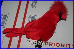 Mac Cardinal TY Beanie Baby RARE 4 Errors 1998 1999 Gasport Hologram China PE