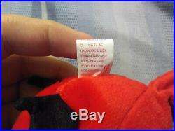 Mac' The Cardinal Retired Ty Beanie Baby Very Rare Vintage 1998! Tag Errors