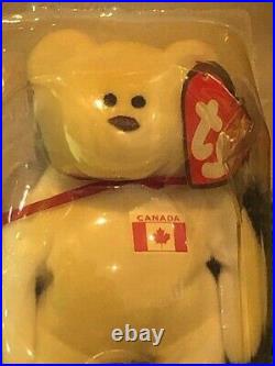 Maple The Bear-1999 McDonald's Ty Beanie Baby With Rare Errors