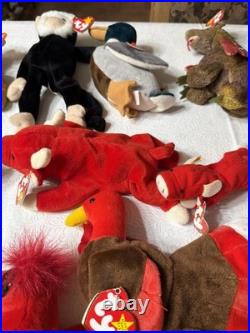 Massive Super Rare Vintage Beanie Babys collection