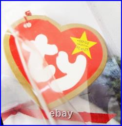 McDONALD'S TY TEENIE BEANIE BABY MAPLE THE CANADIAN BEAR RARE 1993 withERRORS NEW