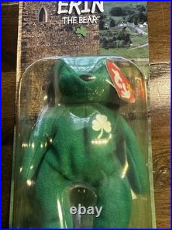 McDonald's TY Beanie Babies RARE 1999 Erin The Bear with Errors! Tush Tag 1993 McDonald's TY Beanie Babies RARE 1999 Erin The Bear with Errors! Tush Tag 1993