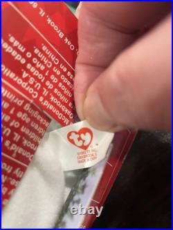 McDonald's TY Teenie Beanie Babies Intl Bears Set 1999 with 1993 Tag Error RARE