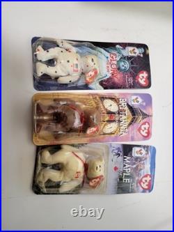 McDonalds TY Beanie Babies Complete Set 4, International Bears With Errors, RARE