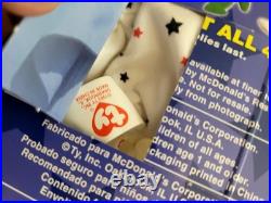 McDonalds TY Beanie Babies Complete Set 4, International Bears With Errors, RARE