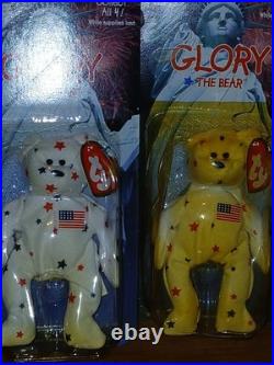 McDonalds TY Beanie Babies Complete Set 5 International Bears With Errors, RARE