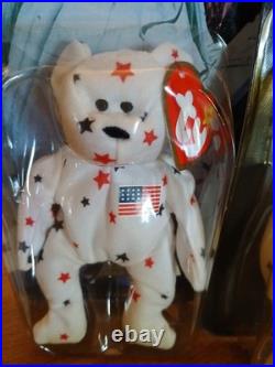 McDonalds TY Beanie Babies Complete Set 5 International Bears With Errors, RARE