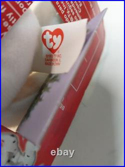 McDonalds TY Beanie Babies RARE 1999 2 Erin The Bear with Errors Tush Tag 1993