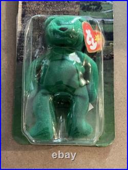 McDonalds TY Beanie Babies RARE 1999 Erin The Bear with Errors Tush Tag 1993