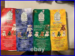 McDonalds TY Beanie Babies RARE Erin, Maple, Britannia, and Glory. 93 Error