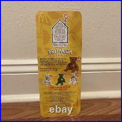 McDonalds TY Beanie Baby with RARE ERRORS 1993/OAKBROOK Brittania The Bear