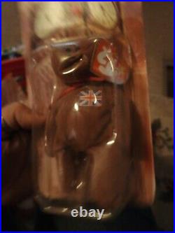 Mcdonalds TY Beanie Baby Britannia The Bear RARE WITH ERRORS