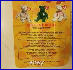 Mcdonalds TY Beanie Baby Britannia The Bear RARE With Many ERRORS 1 Of 4000