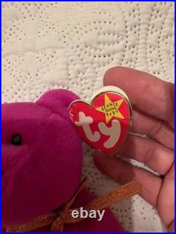 Millenium TY Beanie Baby rare with errors misspelled mint condition