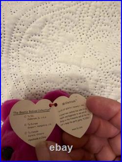 Millenium TY Beanie Baby rare with errors misspelled mint condition